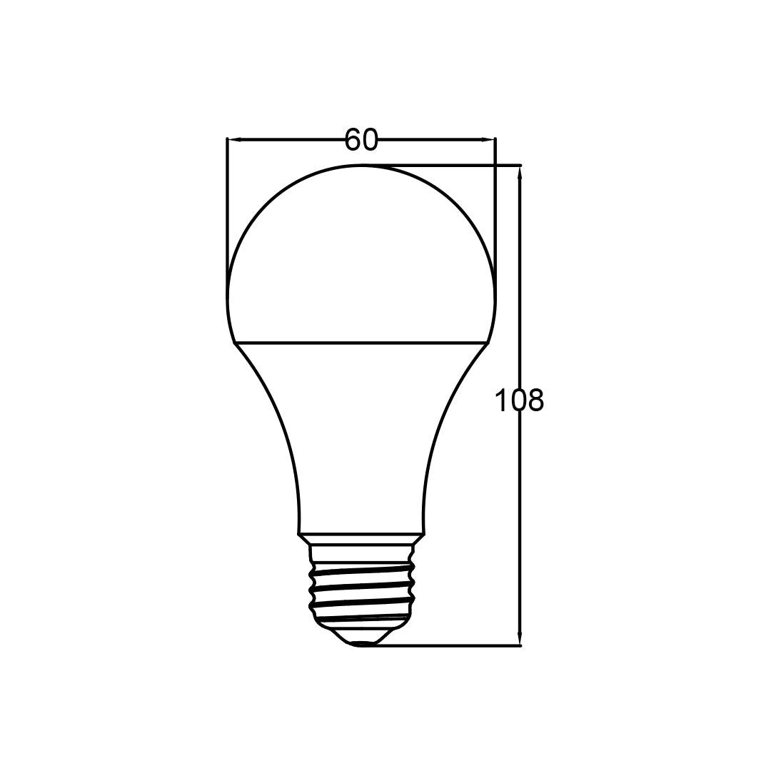 E27 Smart White LED Bulb